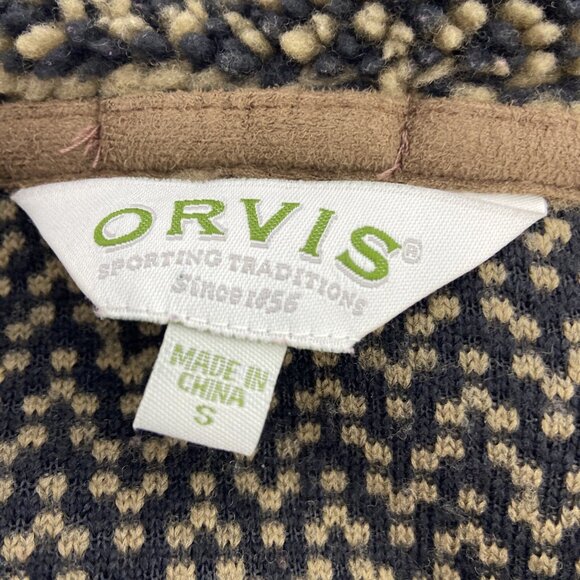 Orvis Fleece Toggle Woman S Jacket Warm Thermal Deep Pile Sherpa - Picture 3 of 5